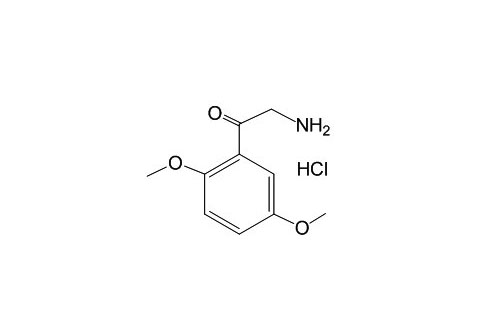 2-氨基-1-(2,5-二甲氧基苯基) 乙酮鹽酸鹽(圖1)